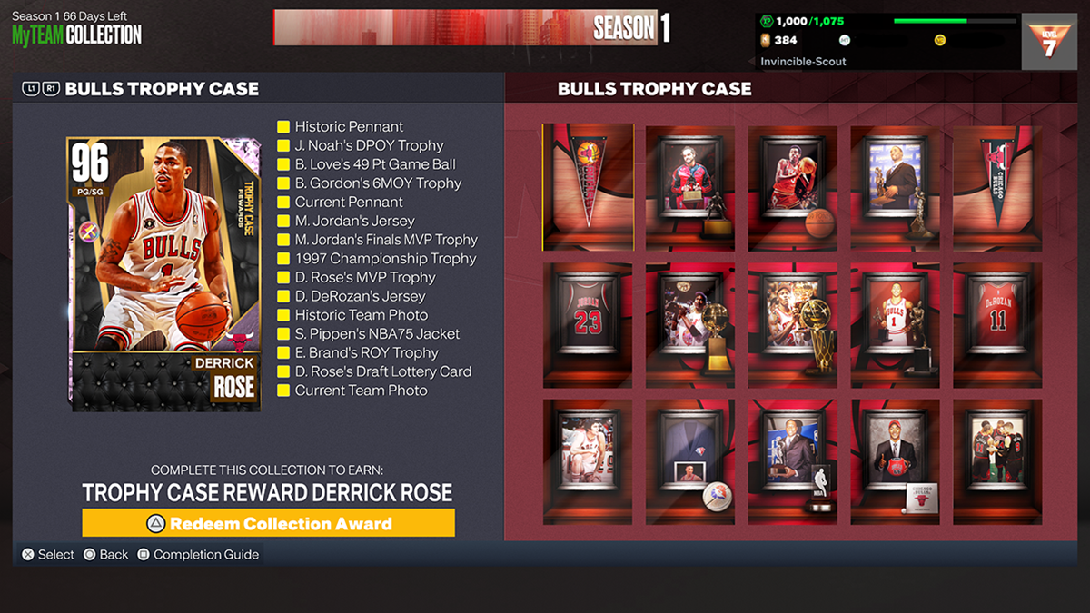 NBA 2K23: Earn All MyTeam Trophy Case Reward Cards