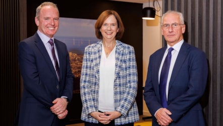 ETZ MoU signing1 (l-r) SE Chief Executive Adrian Gillespie, ETZ Chief Executive Maggie McGinlay and ETZ Vice Chair Trevor Garlick