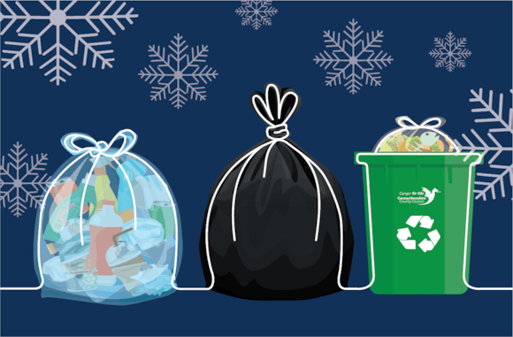 Changes to bin collections in Carmarthenshire over Christmas: SR-89955 xmas bank hol news block 500x328