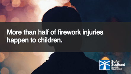 Fireworks safety - children