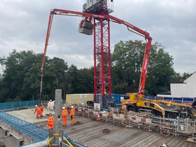 TfL Image - Crane at Colindale station