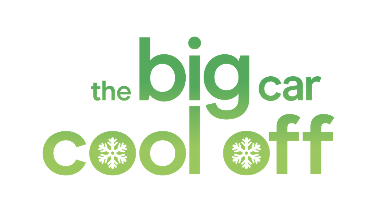 Logo - The Big Care Cool Off - let's Do Net Zero - Sept 2023