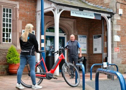 The e-bike hire service offers free delivery to Penrith station by the Arragon's Cycles team