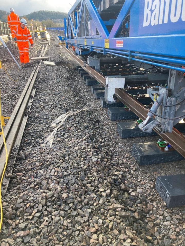 Ledbury viaduct track renewal
