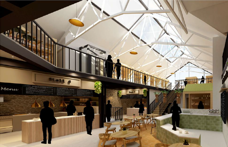 Tenby Market Hall visual Neuadd Farchnad Dinbych-y-pysgod