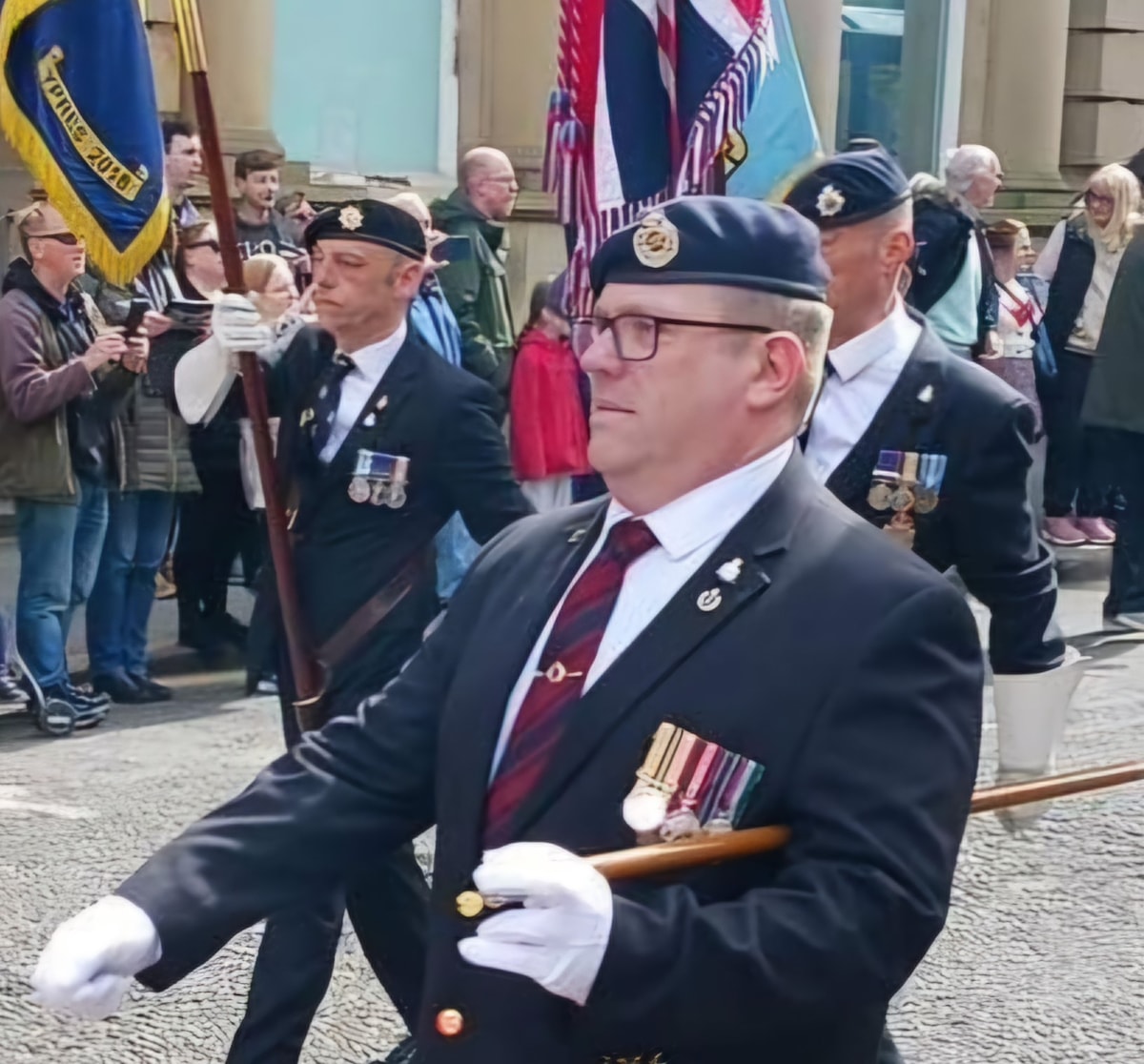 Simon Scott at St George's Day parade 2024 crop