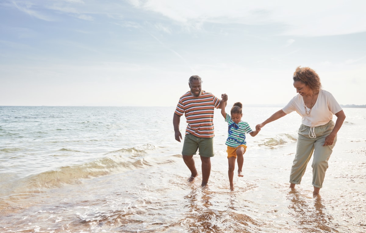 Beach fun at Weymouth Bay