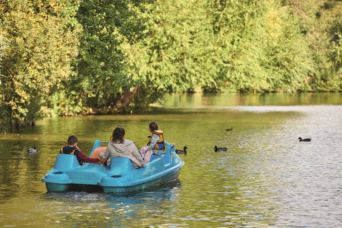 Pedalos at Primrose Valley