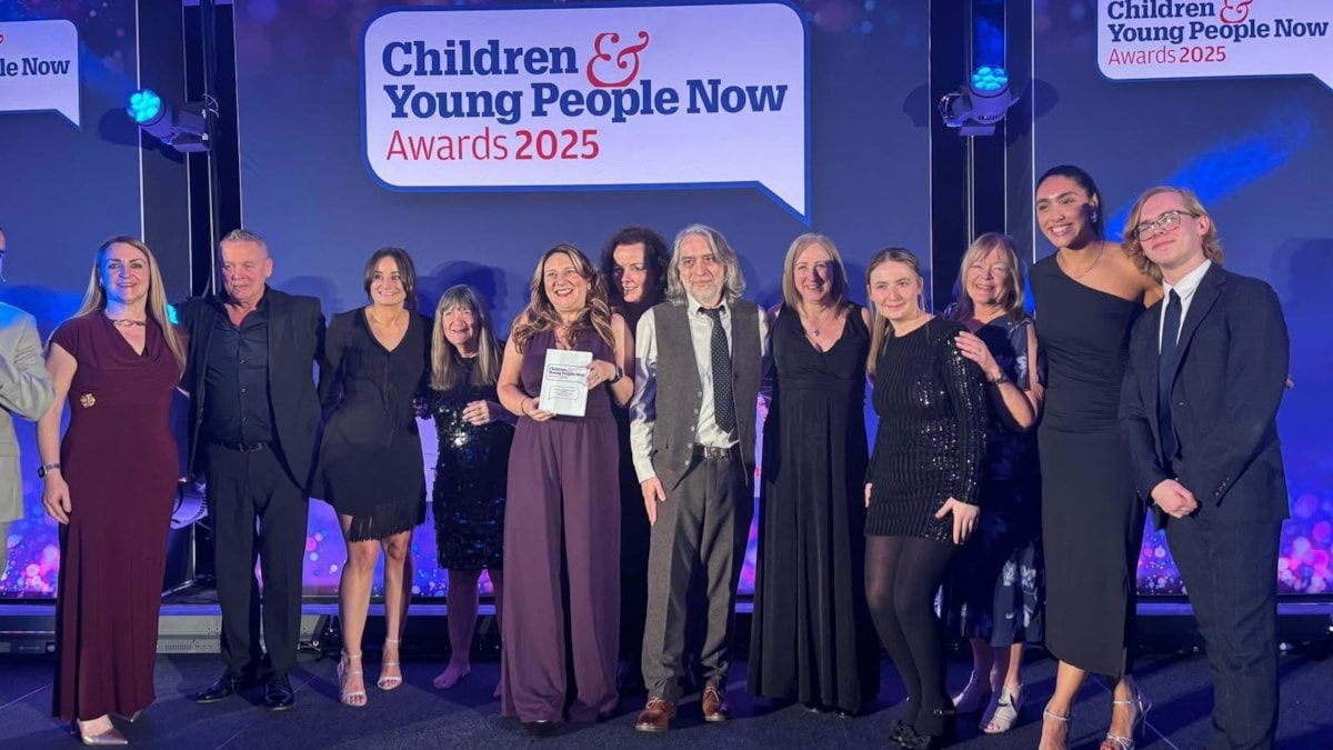 Lancashire County Council's Virtual School's Employment Team receives one of three prestigious national awards at the Children & Young People Now  Awards 2025