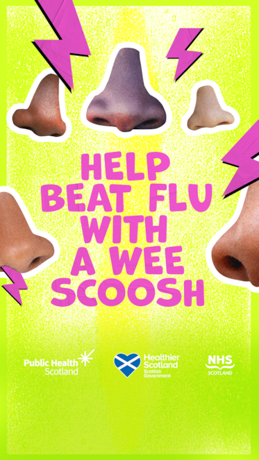 Child Flu  help beat flu with a wee scoosh (9 16)