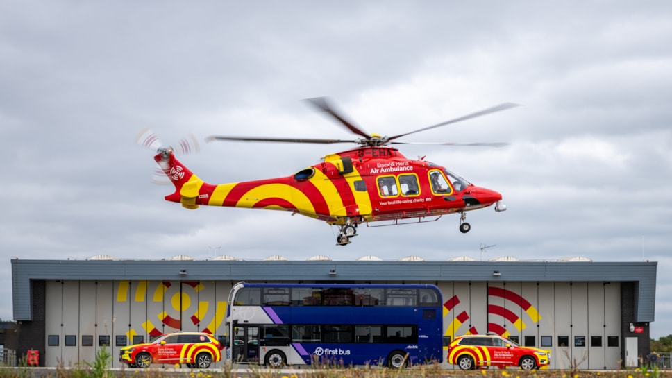 Air Ambulances UK with First Bus