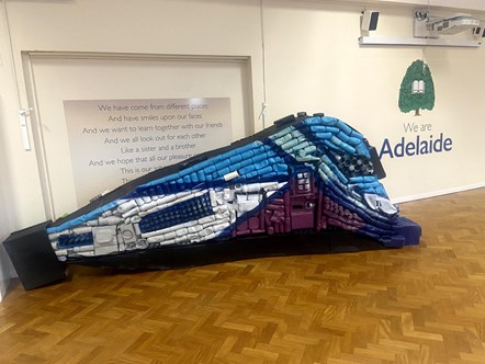 TPE art installation at Adelaid Primary School 1