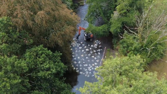 World Rivers Day (Sunday 27 September): Work completed to protect fish in the River Lyd: Westcountry Rivers Trust-2