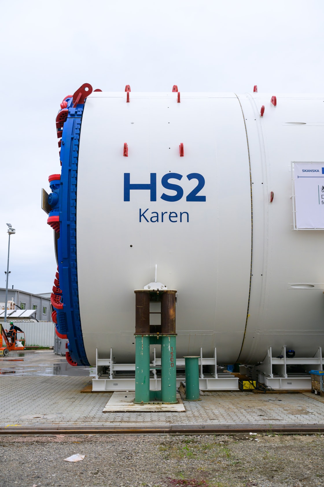 HS2 TBM Karen factory acceptance test at Herrenknecht in Germany