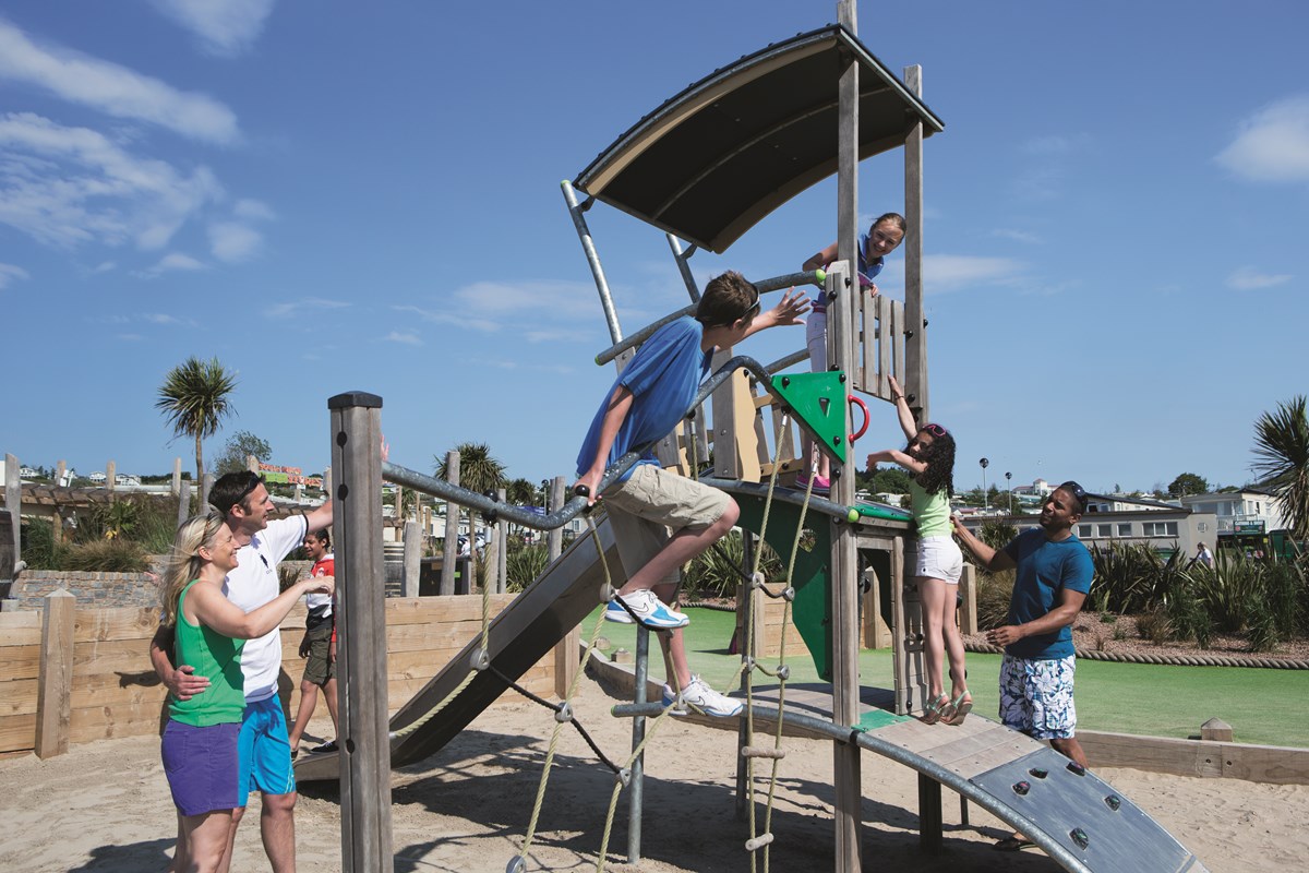 Play Area at Devon Cliffs