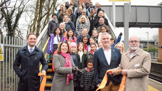 Barnes station takes railway accessibility forward in south west London: Barnes AFA Opening