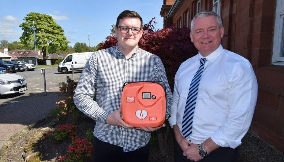 David Doran defib pic