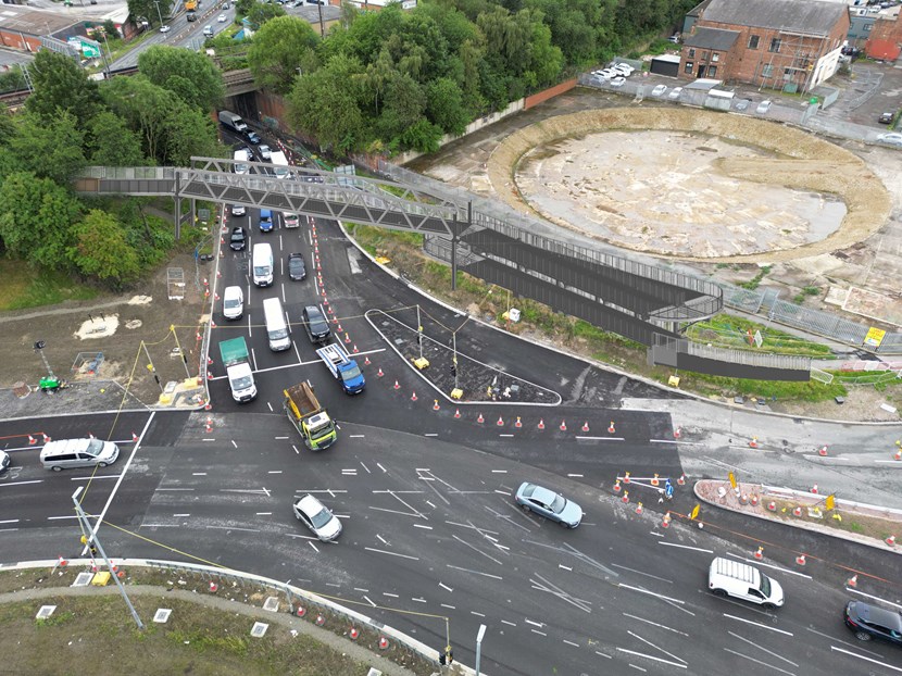 Armley Gyratory highways construction enters next phase to replace footbridges: Spence-Lane-proposed-2b