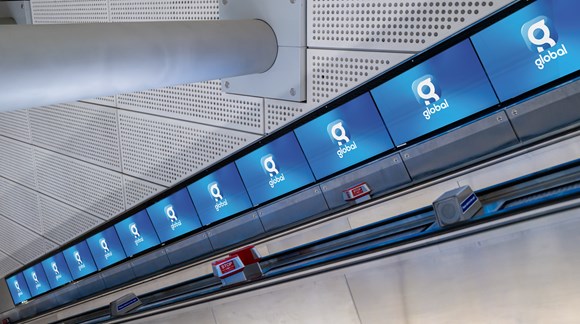 TfL Image- Global on escalators