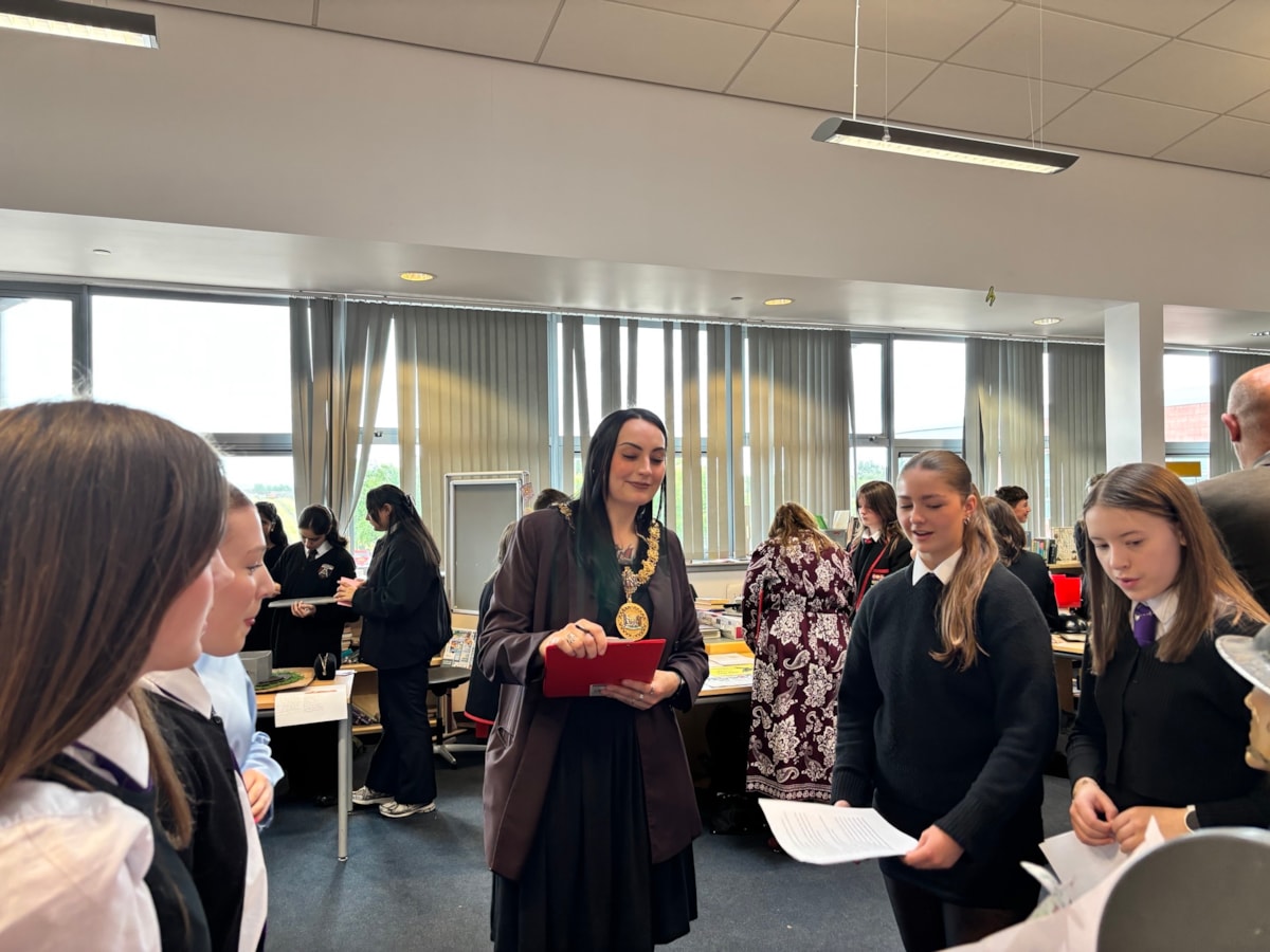 Provost with the Grange Academy team