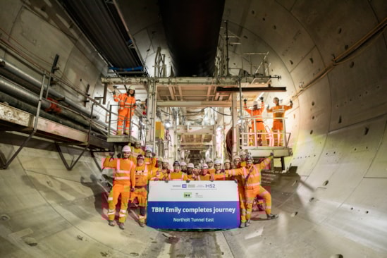 HS2 tunnelling team celebrates TBM Emily completing 3.4mile journey-3: HS2 tunnelling team celebrates TBM Emily completing 3.4mile journey-3