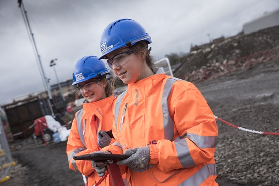 HS2 calls on women to help build Europe’s most ambitious infrastructure project: HS2 Graduates at on site at Euston Station March 2019