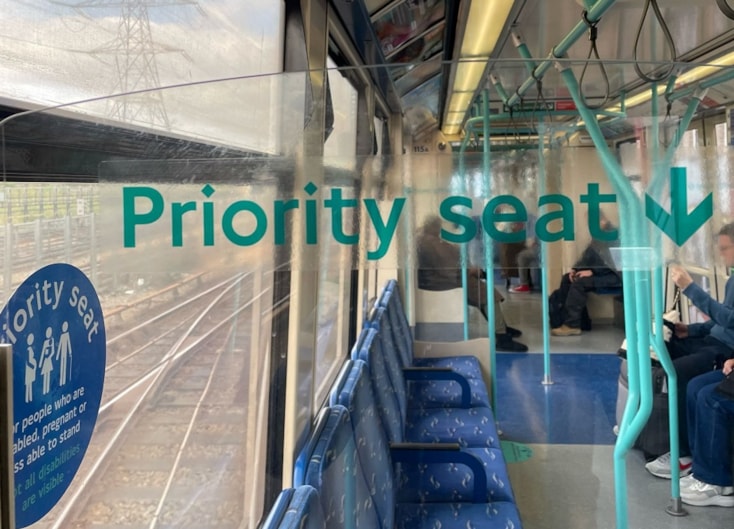 TfL Image - Priority seat signage