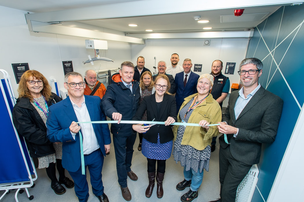 Cat Smith, MP for Lancaster and Wyre, officially opens the new Changing Places toilet at Lancaster station