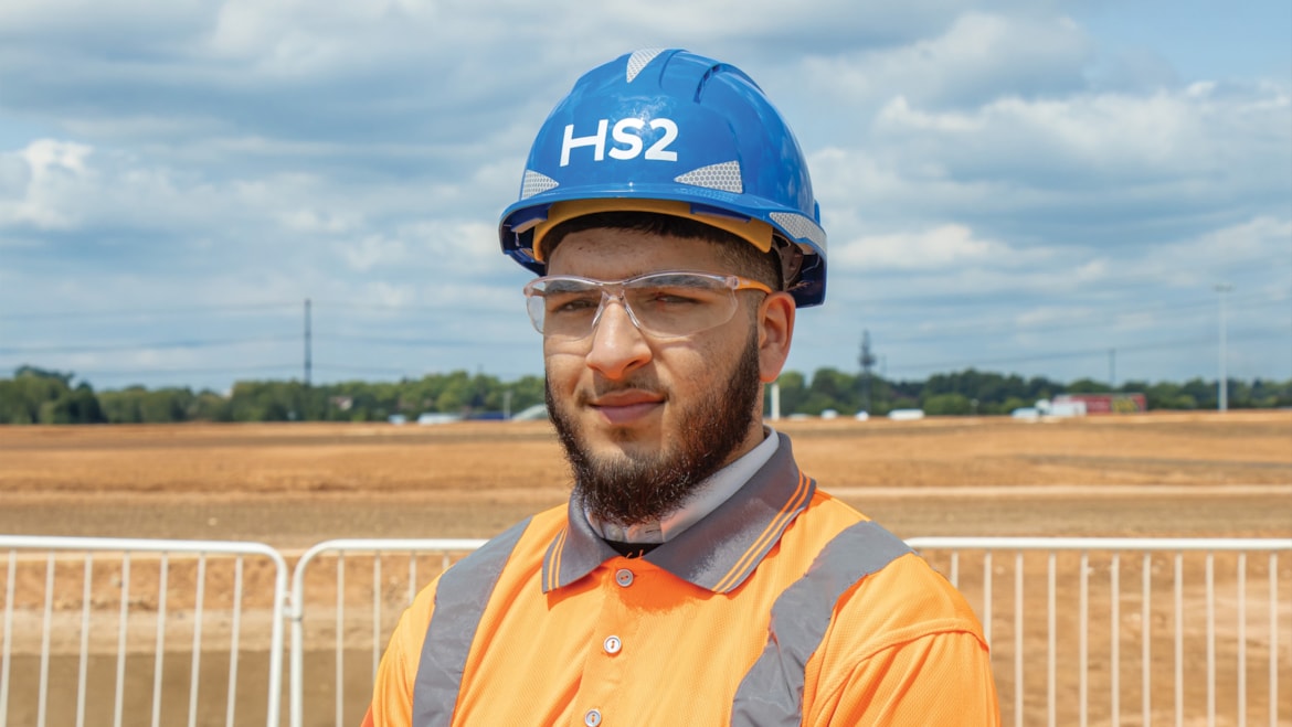 HS2 hits job creation and skills targets as Birmingham teenager crowned the 2,000th apprentice: Mohammed Sharif 19 HS2's 2000th apprentice