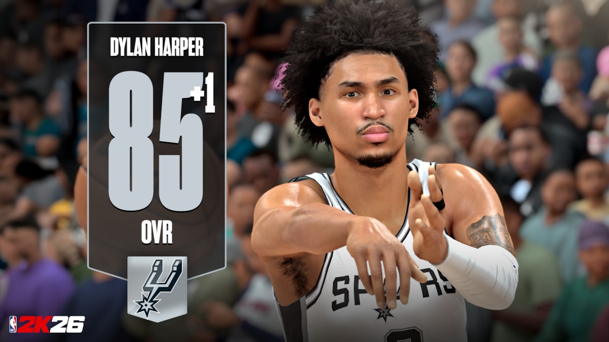NBA 2K26 Ratings Update 11 - Dylan Harper Horizontal