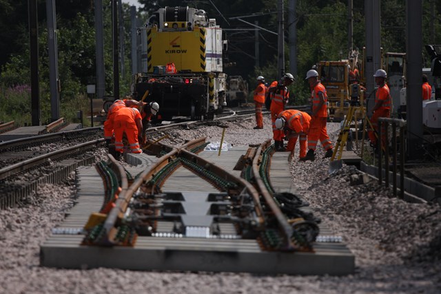 West Coast main line blockade work - July 2013