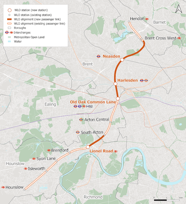 TfL Graphic - WLO map