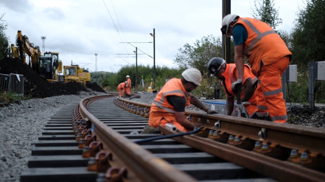 Passengers advised of major rail upgrades in Crewe over Christmas: Workers carrying out track upgrades in Crewe