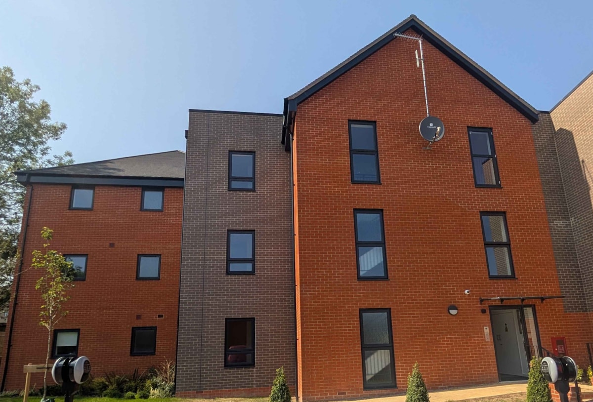 Flats at Watchman's Place which have been handed over to Reading Borough Council cropped