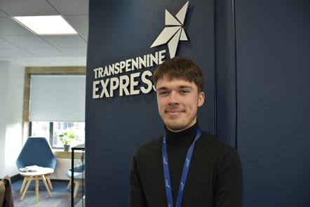 Oliver Ball, apprentice at TransPennine Express