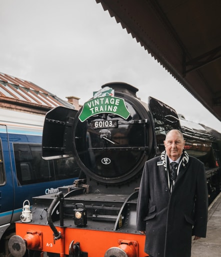 Alan Newman with Flying Scotsman-4