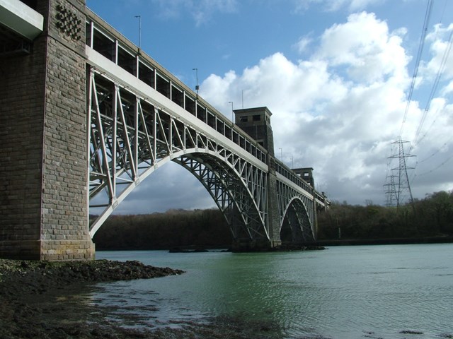 RAIL IMPROVEMENT FOR BRITANNIA BRIDGE: Britannia bridge