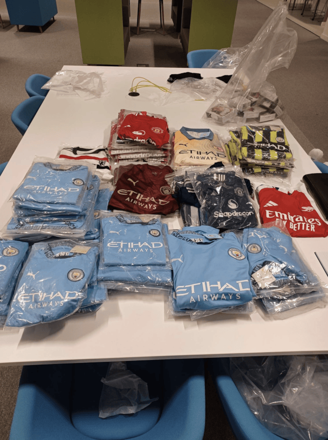 Footbal shirts