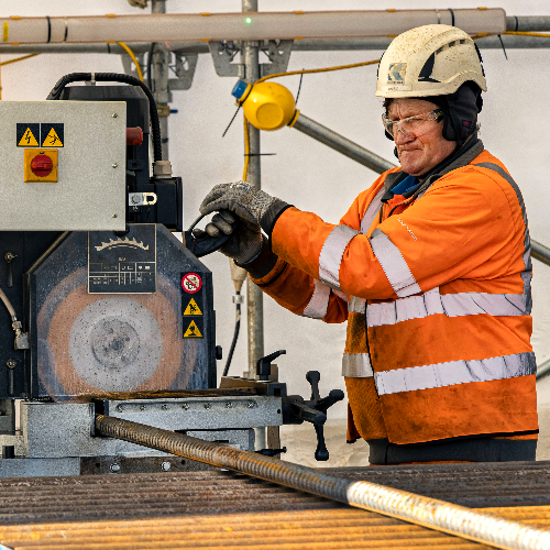 Threading facility at Copthall Tunnel