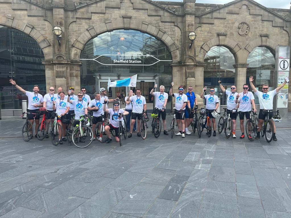 Ride4Fran team at Sheffield