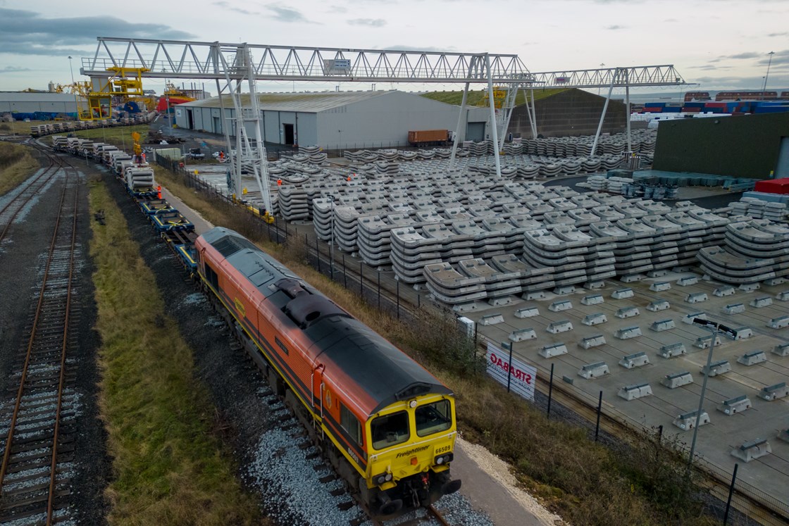 First Hartlepool train loaded Dec 23