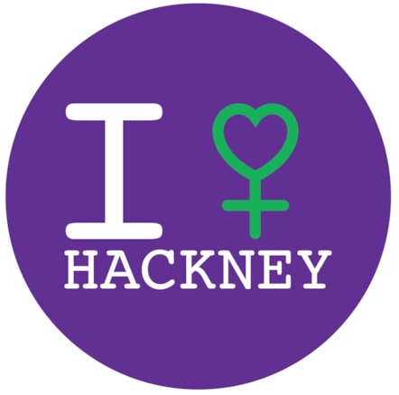 I Love Hackney Womens Badge