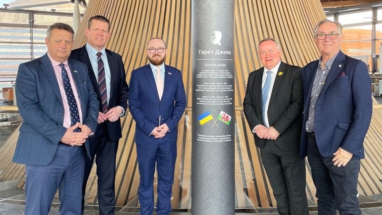 Kyiv memorial plinth to honour investigative journalist Gareth Jones