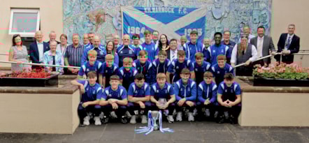 Civic Recognition to Kilmarnock Football Club  Youth Team under 18's - Group photo
