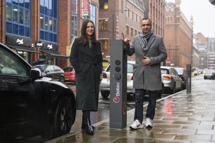 Cllr Rafique - EV charge point St Paul's Street: Leeds’ first public on-street electric vehicle (EV) charge point has gone live in the city centre.