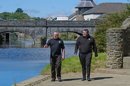 A pair of environmental enforcement officers on patrol.