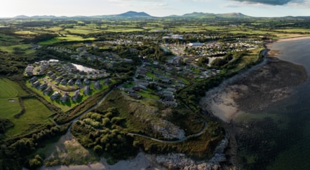 Hafan y Mor park (aerial)