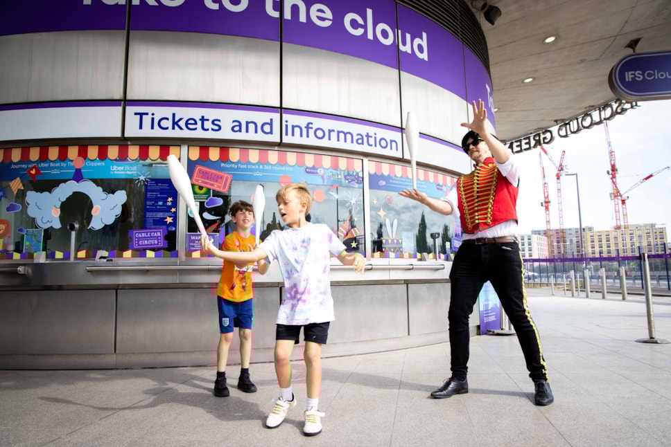 A summer at the circus is underway at the IFS Cloud Cable Car