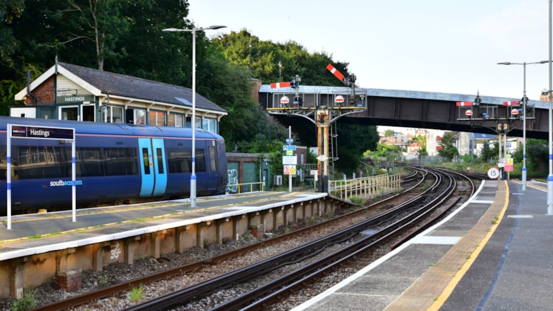 Express service to cut Hastings to London journey times from December: Hastings Station-2