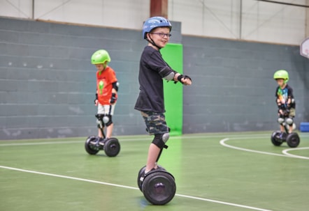 Junior Segways at Thornwick Bay